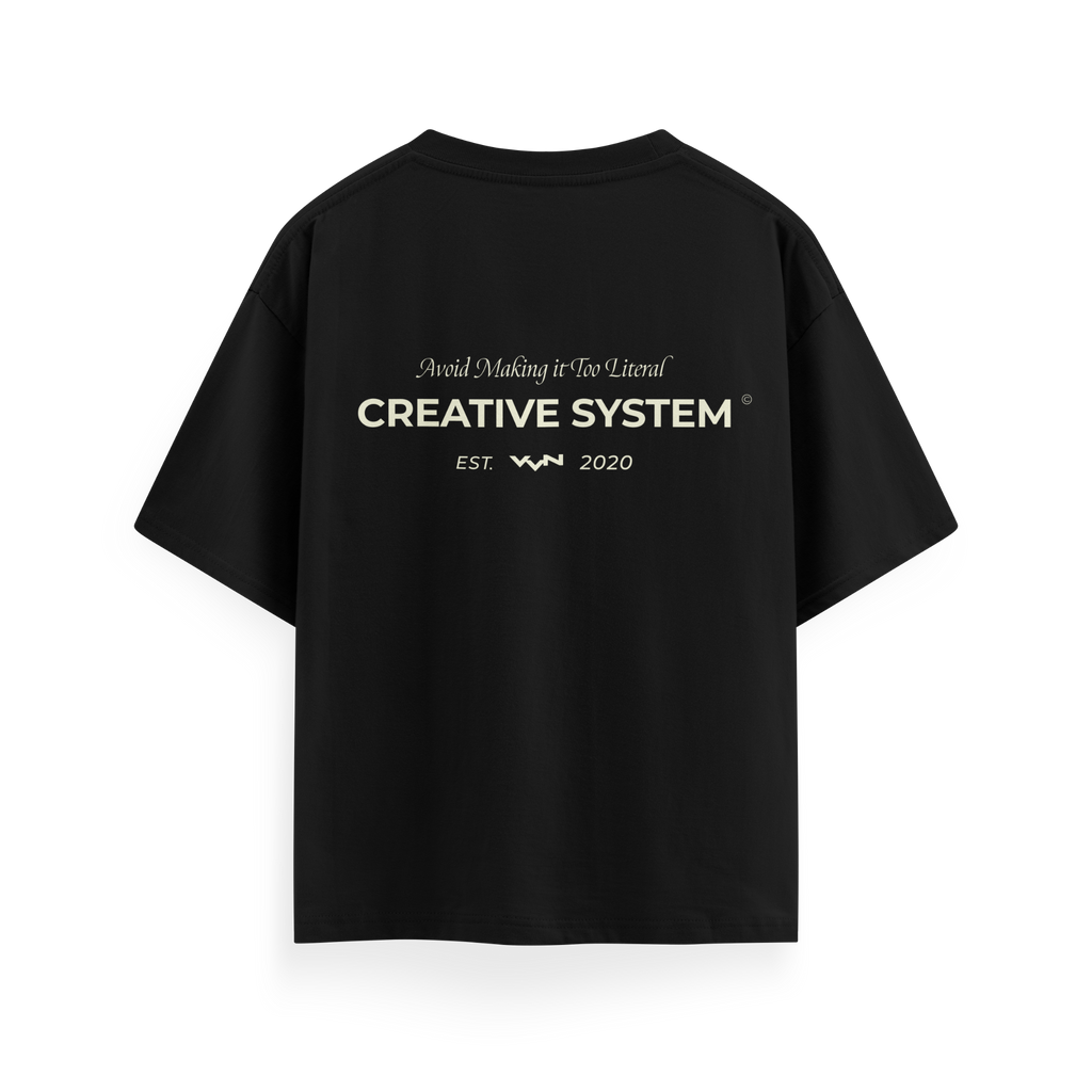 CAMISA CREATIVE SYSTEM PRETA