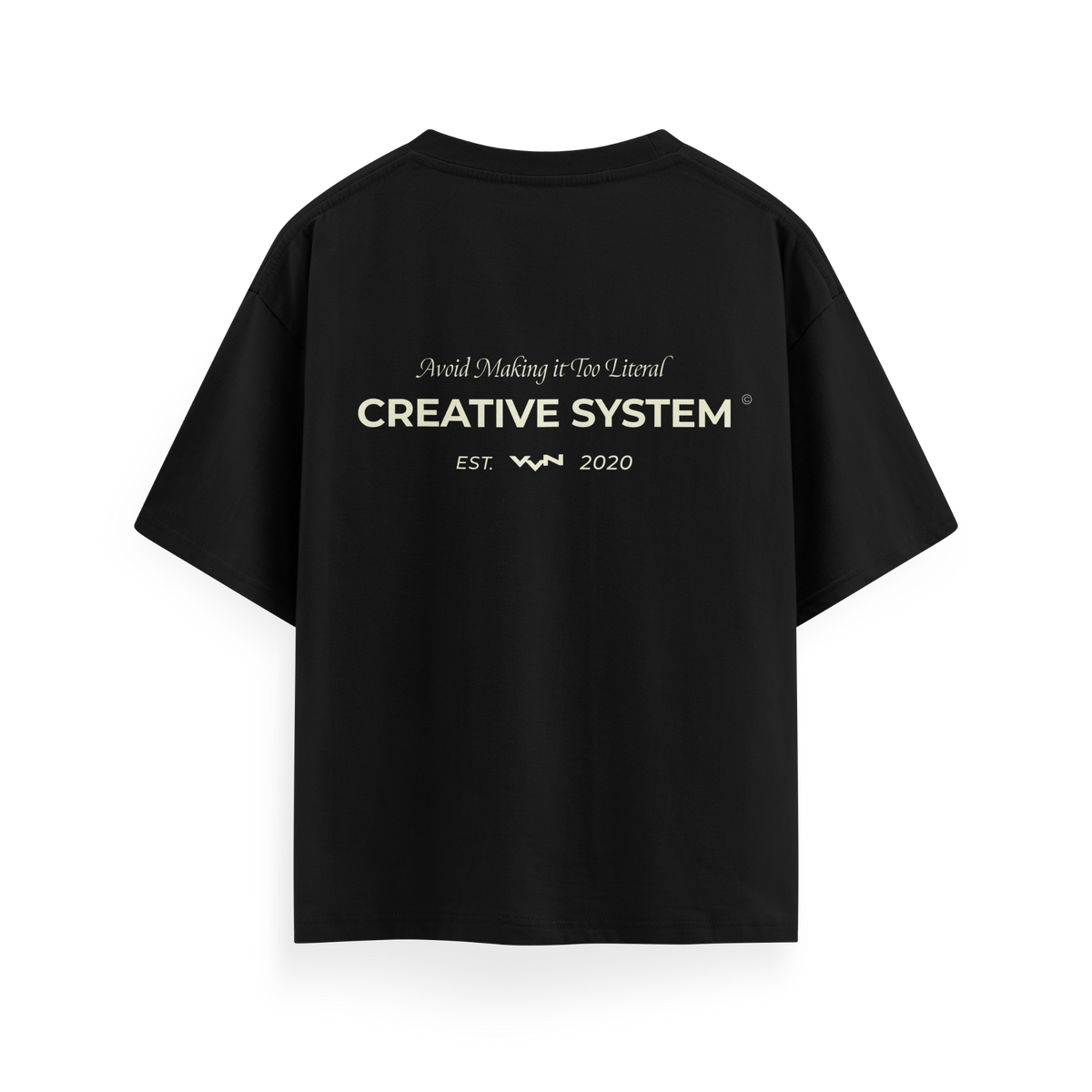 CAMISA CREATIVE SYSTEM PRETA