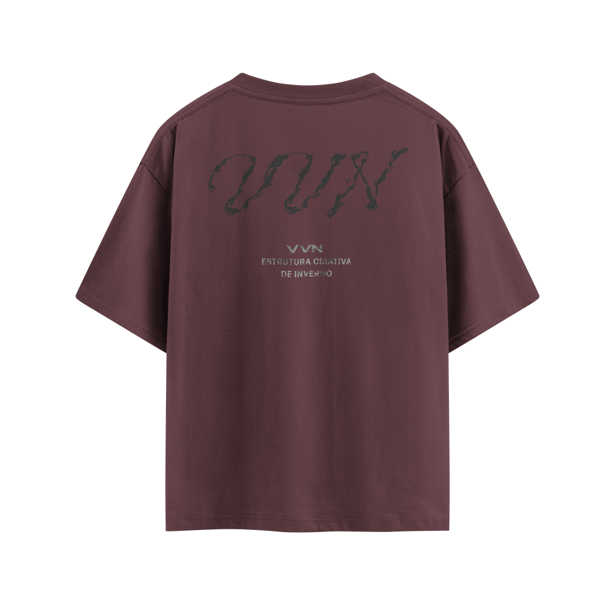 CAMISA ESTRUTURA CRIATIVA BORDÔ