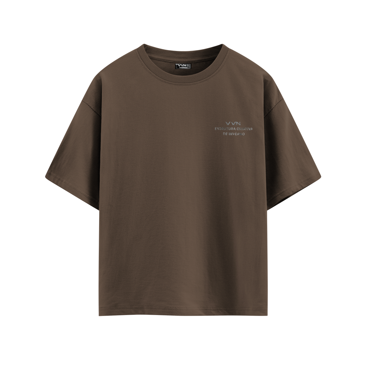 CAMISA ESTRUTURA CRIATIVA MARROM